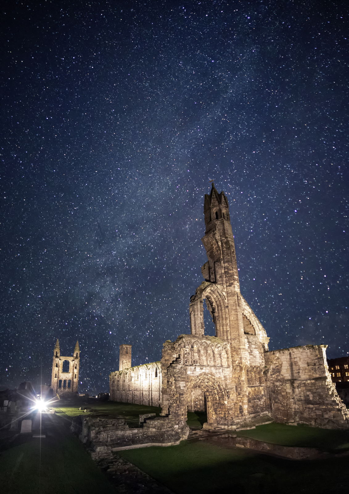 The Cathedral and the Milky Way, St Andrews photography print