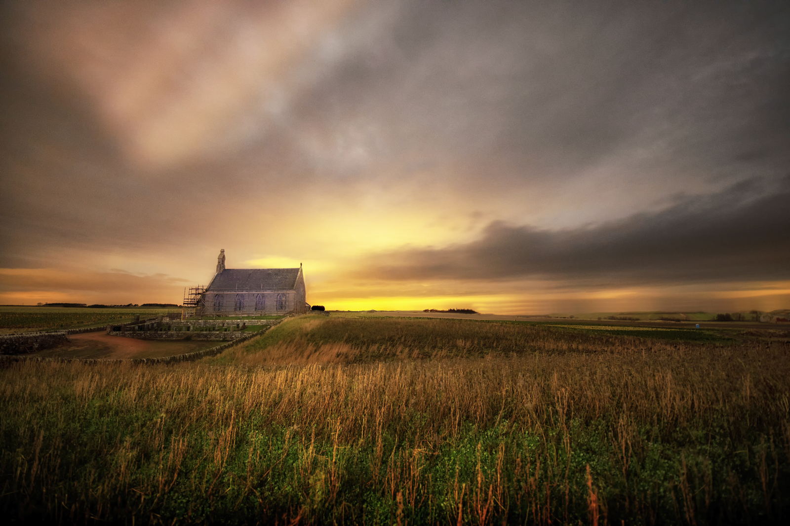Boarhills church revisited, St Andrews photography print