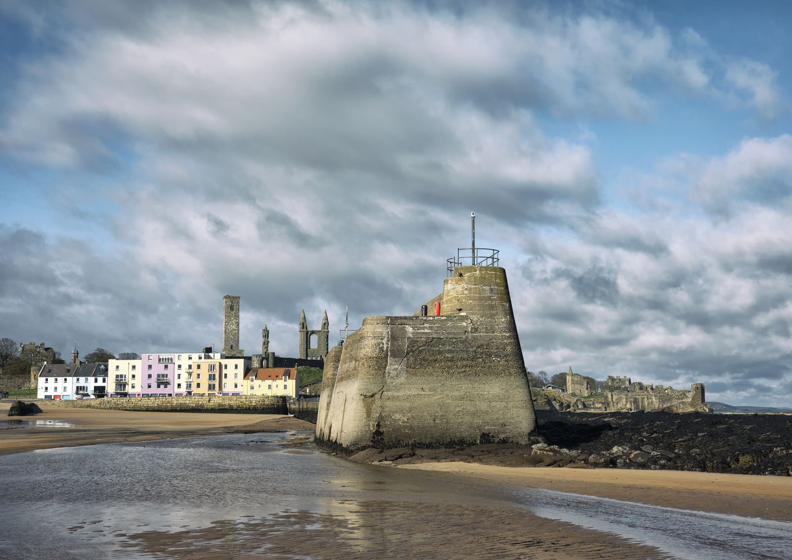 The Castle and the Cathedral, St Andrews photography print