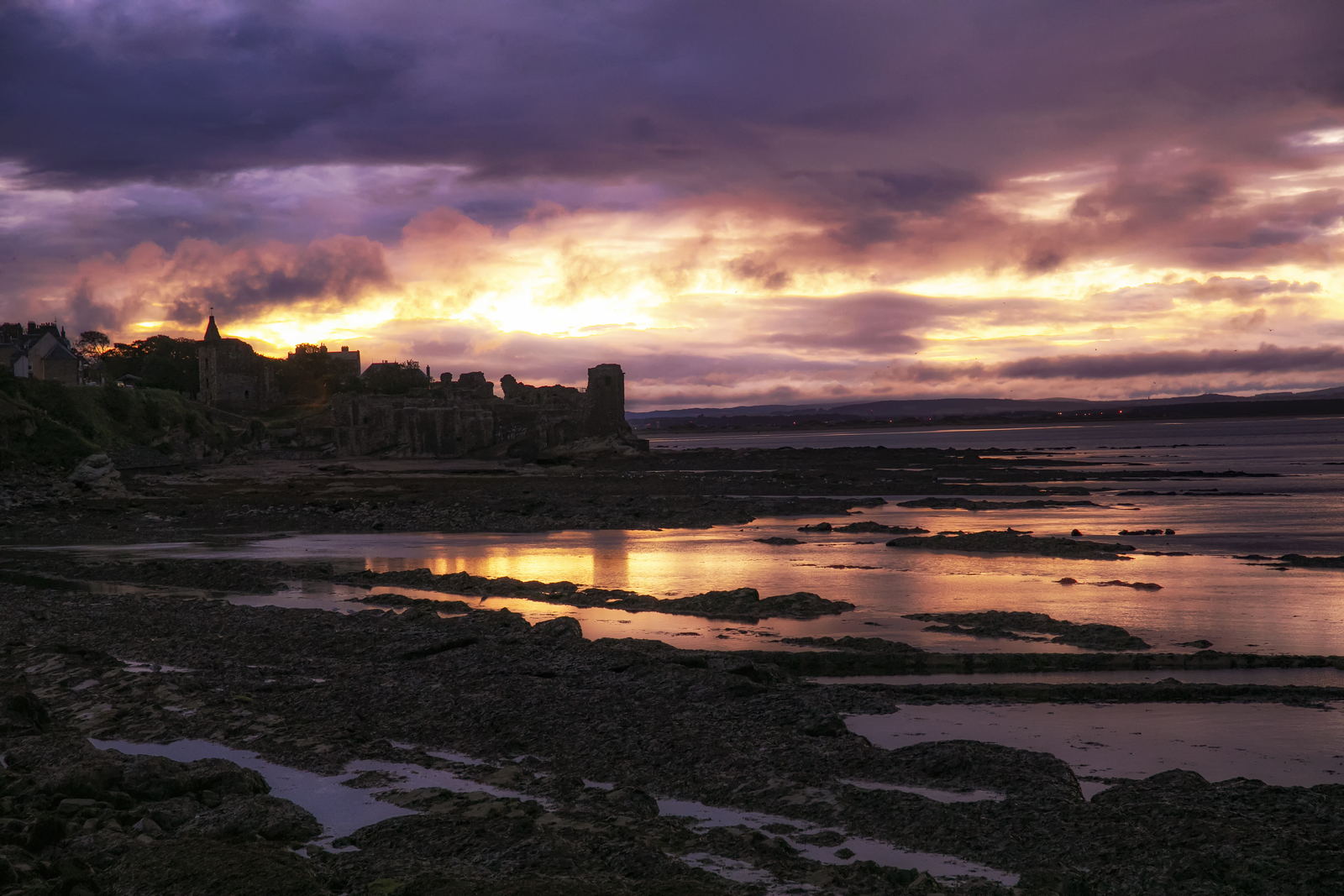 Castle Sunset (1), St Andrews photography print