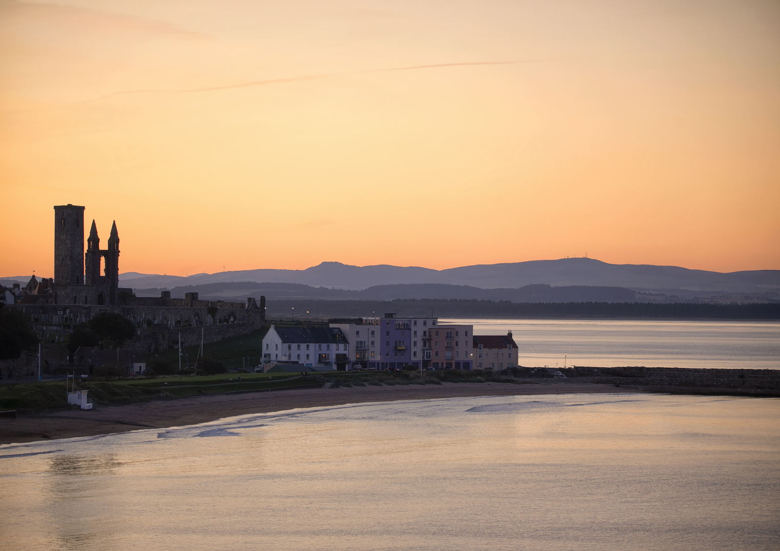 Steprock sunset, St Andrews photography print