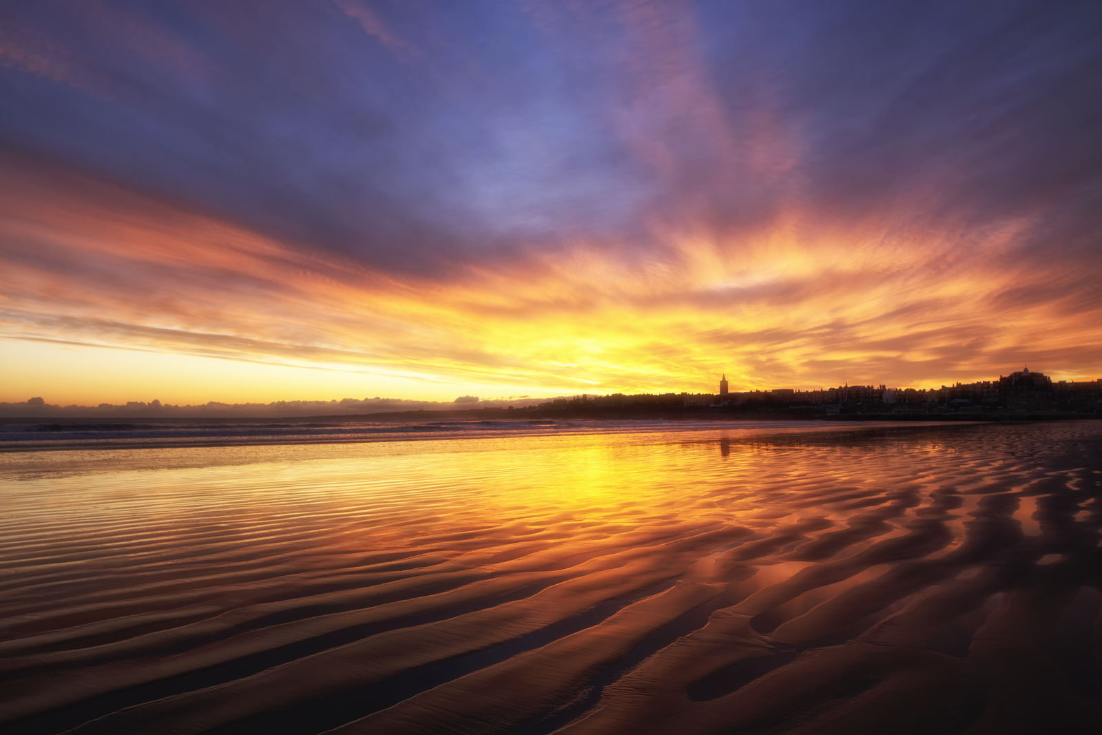 West Sands at dawn, St Andrews photography print